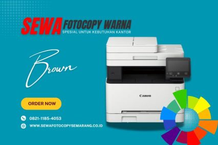 sewa fotocopy warna brown
