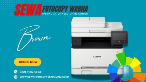 sewa fotocopy warna brown